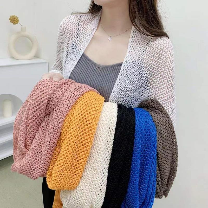 ニット カーディガン 長袖 無地 春夏 きれいめ 通勤 春 夏 シンプル 上品 ストレッチ レギュラー ポリエステル