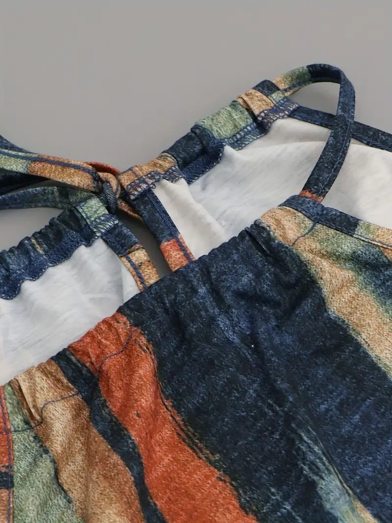 ワンピース ノースリーブ ボーダー ストライプ スリム 春夏 きれいめ 通勤 ミニ 袖なし 春 夏 刺繍 ホルターネック タイト 細身