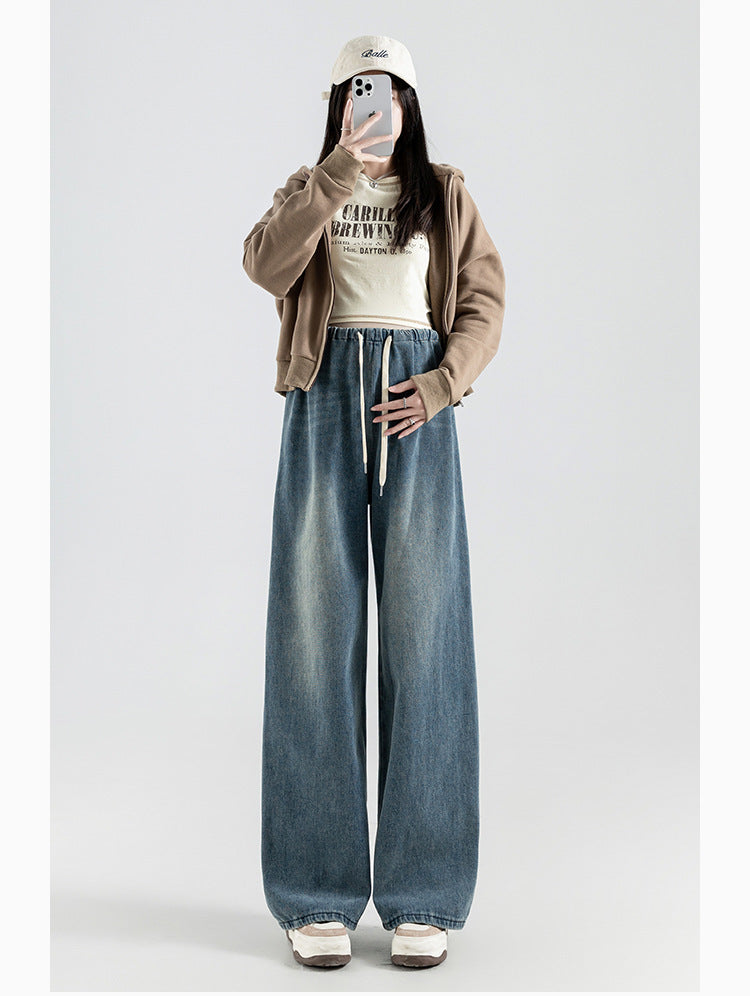 レディース パンツ ボトムス 部屋着 Gパン ワイドパンツ デニムパンツ フルレングス ワイド ストレート ドロスト デニム ブルーデニム 大人可愛い きれいめ シンプル カジュアル おしゃれ レトロ こなれ感 ラフ 存在感 ベーシック アメリカン ナチュラル 無地 春 秋 ロングシーズン 母の日 授業参観 ママ マタニティ お出かけ 公園 女子会 休日 ガーデン ショッピング お花見 カフェ ランチ お家時間 普段使い 定番 M L XL 2XL 大きいサイズ ブラック グレー ブルー ベーシックカラー
