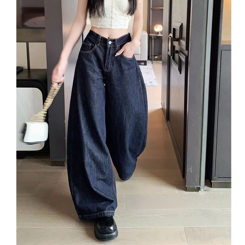 レディース パンツ ゆったり ワイド コットン 綿 春 秋冬 カジュアル 秋 冬 ロング ストレート ロングパンツ