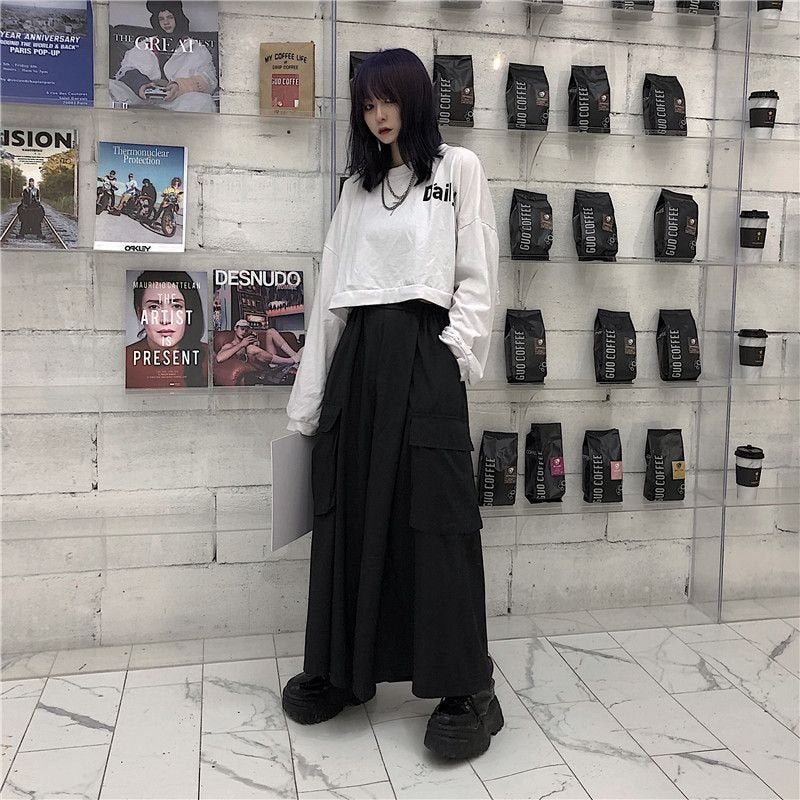 レディース パンツ スカート ゆったり ワイド デニム 春夏 きれいめ 通勤 大きいサイズ 春 夏 黒 ロング ワイドパンツ ポケット ハイウエスト タイ 都会的 ポリエステル