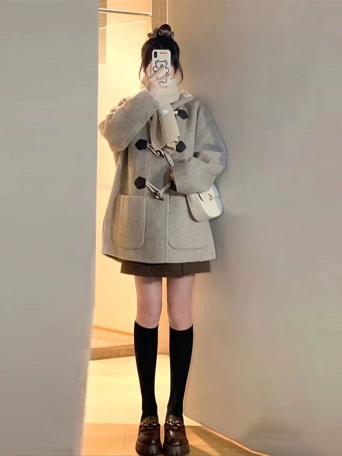 レディース コート 長袖 無地 ゆったり 春夏 カジュアル 春 ショート 夏 膝丈 秋 シンプル ウール フード
