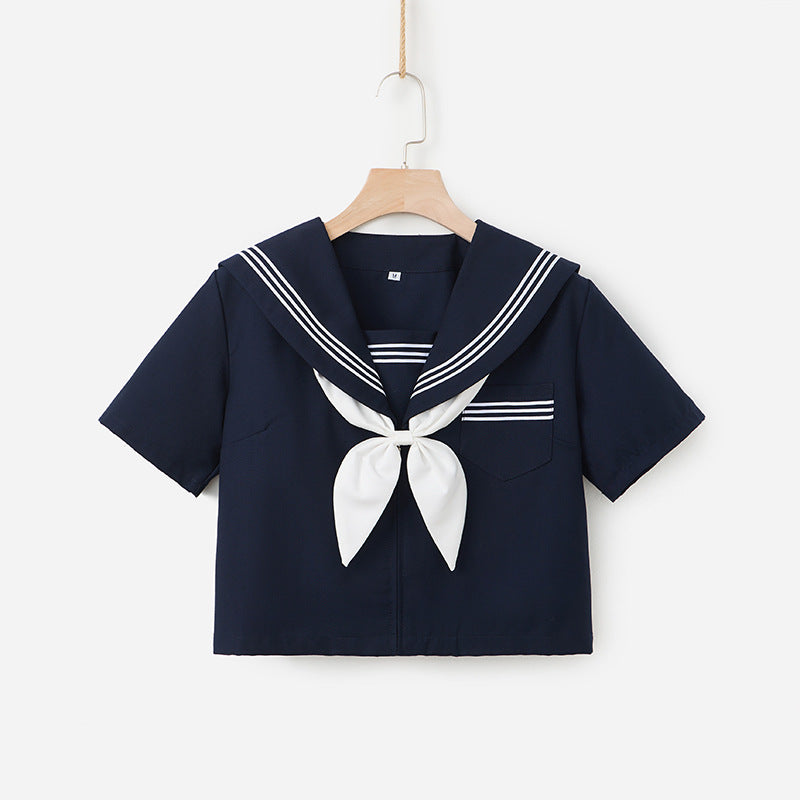 レディース スカート 長袖 ミニ 海 スーツ フェミニン 制服 ポリエステル