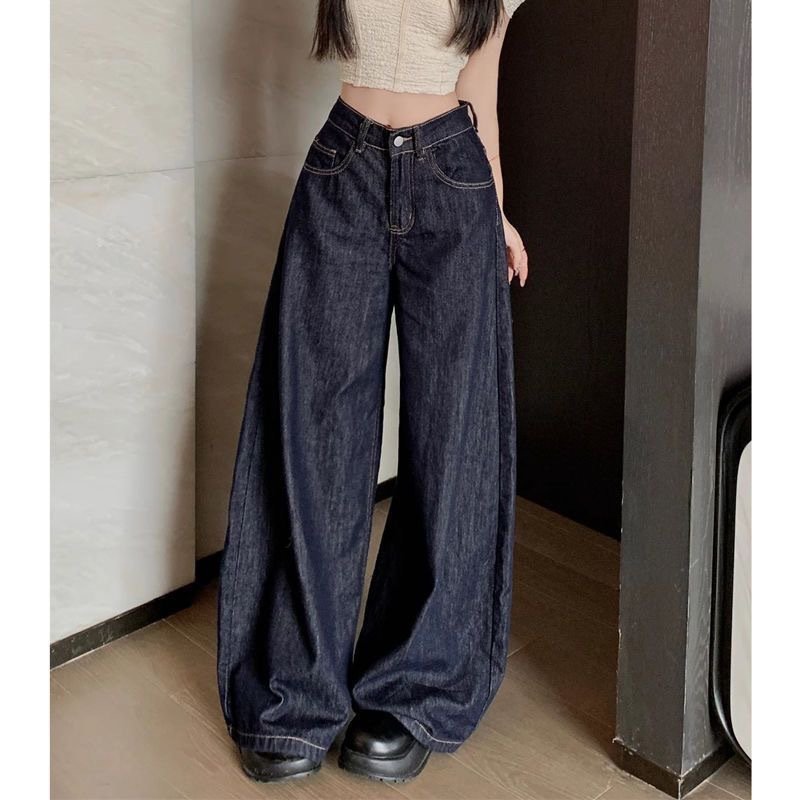 レディース パンツ ゆったり ワイド コットン 綿 春 秋冬 カジュアル 秋 冬 ロング ストレート ロングパンツ
