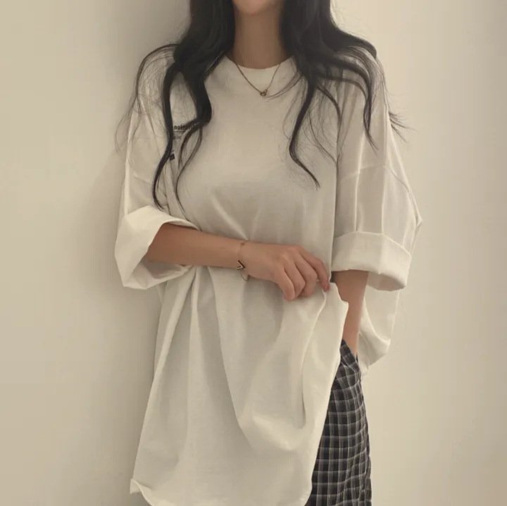 レディース Tシャツ 半袖 ゆったり コットン 綿 春夏 カジュアル 春 夏 ラウンドネック シャツ