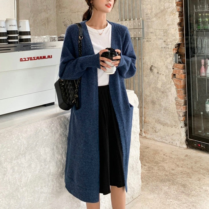 レディース トップス ニット カーディガン ロング 長袖 ストレート Iライン フェミニン ストリート ポケット 前開き 大人可愛い きれいめ シンプル カジュアル 上品 おしゃれ こなれ感 ガーリー クラシカル ベーシック アクティブ ナチュラル シック 無地 秋 冬 お出かけ カフェ ランチ 重ね着 暖かい 防寒 体型カバー 普段使い 着回し レイヤード ゆったり ゆる フリーサイズ ワンサイズ 白 ホワイト 黒 ブラック グレー ベージュ ピンク オレンジ 水色 ブルー ネイビー ライトブルー 青