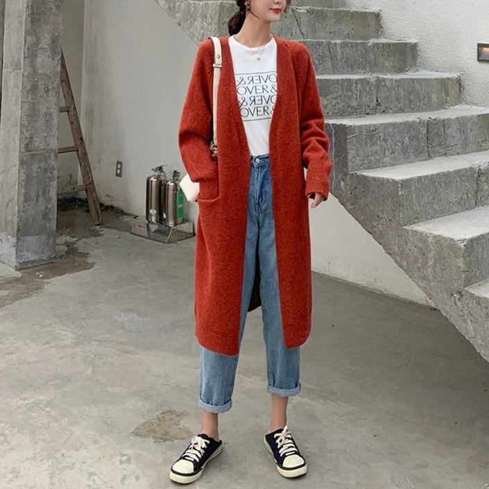 レディース トップス ニット カーディガン ロング 長袖 ストレート Iライン フェミニン ストリート ポケット 前開き 大人可愛い きれいめ シンプル カジュアル 上品 おしゃれ こなれ感 ガーリー クラシカル ベーシック アクティブ ナチュラル シック 無地 秋 冬 お出かけ カフェ ランチ 重ね着 暖かい 防寒 体型カバー 普段使い 着回し レイヤード ゆったり ゆる フリーサイズ ワンサイズ 白 ホワイト 黒 ブラック グレー ベージュ ピンク オレンジ 水色 ブルー ネイビー ライトブルー 青