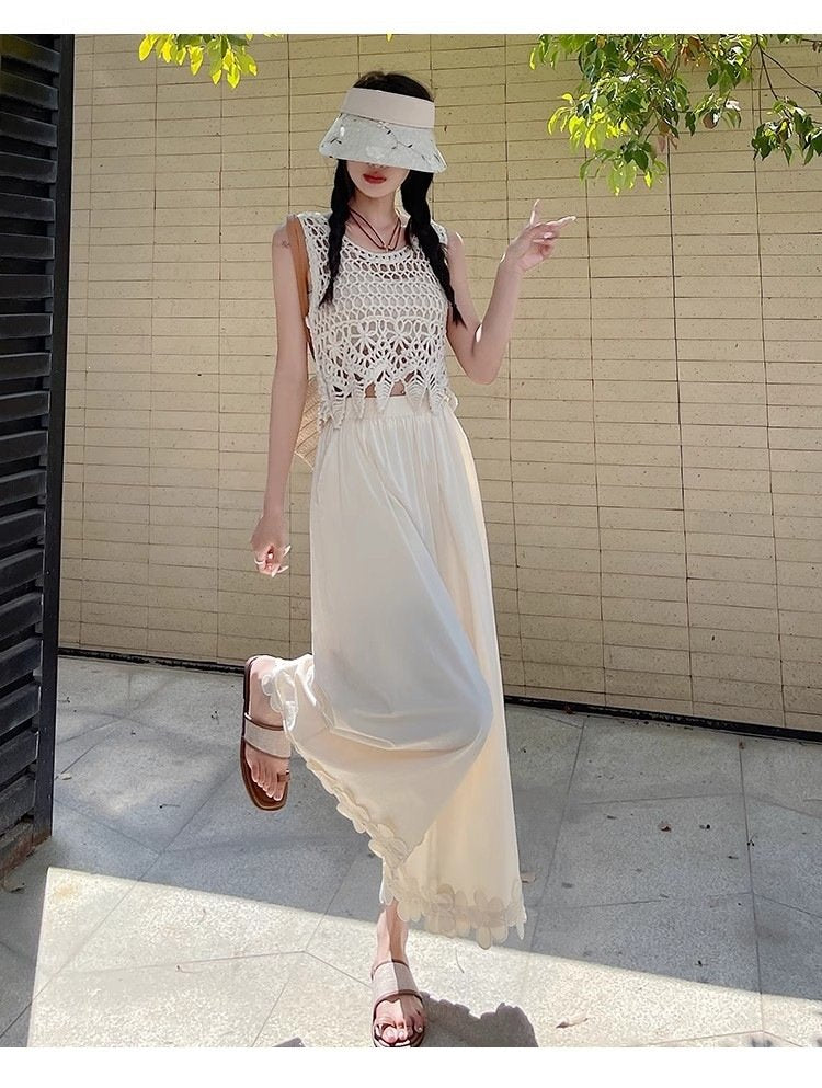 レディース パンツ 花柄 ゆったり ワイド 春夏 カジュアル きれいめ 春 夏 レース ブラック 上品 ロング ワイドパンツ ストレッチ ポリエステル 森ガール