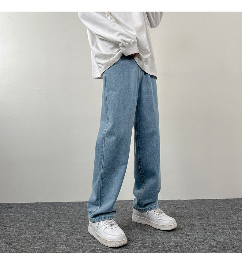 パンツ ゆったり ワイド カジュアル アメリカン ブラック ストレート ワイドパンツ ストリート