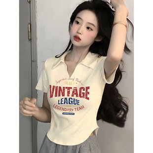 レディース Tシャツ 半袖 プリント ゆったり コットン 綿 カジュアル レトロ 体型カバー 大きいサイズ 男女兼用 ラウンドネック シャツ