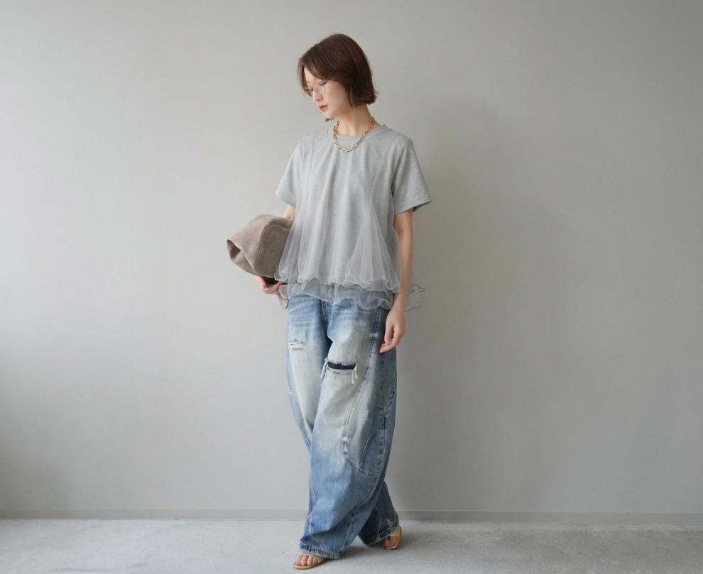レディース トップス Tシャツ 半袖 無地 春夏 レトロ 通勤 春 重ね着 夏 シンプル シャツ 丸首