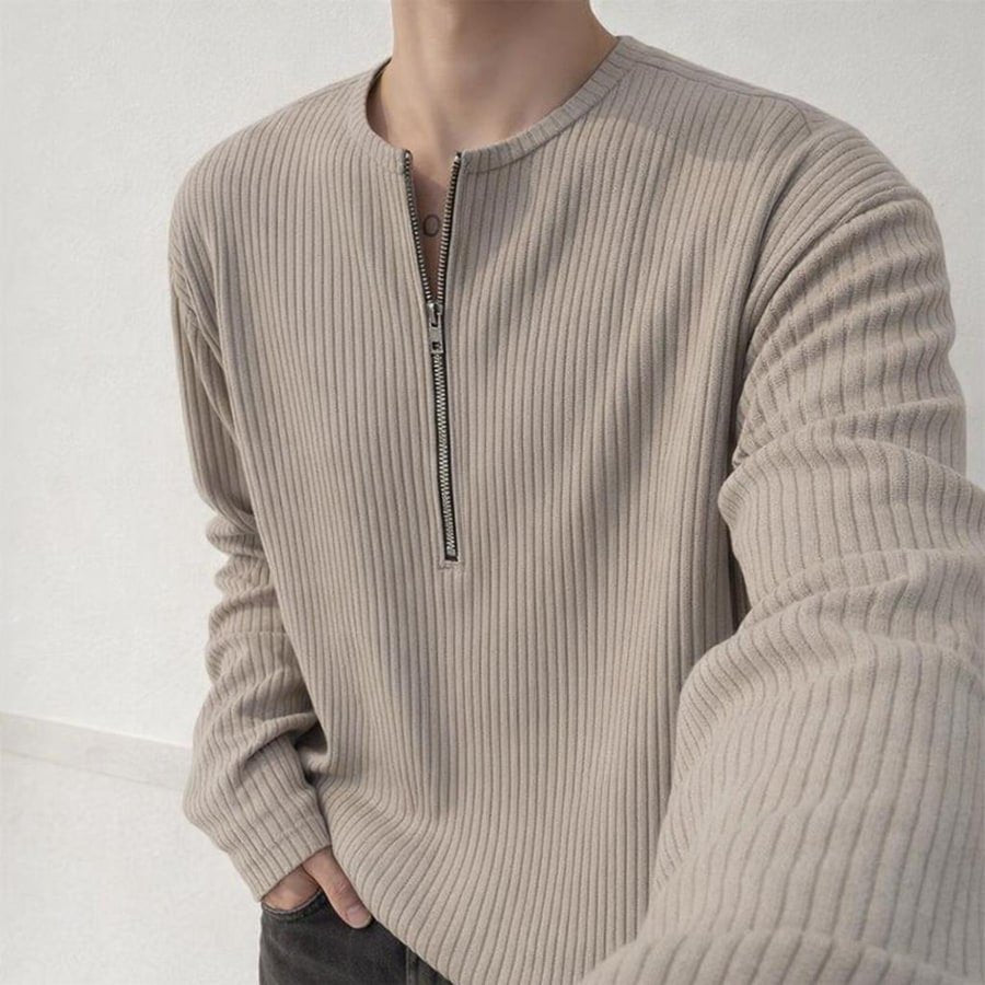 Tシャツ コート 長袖 無地 ゆったり 春 秋冬 春夏 ラウンドネック 秋 シンプル 冬 シャツ ハーフ ポリエステル