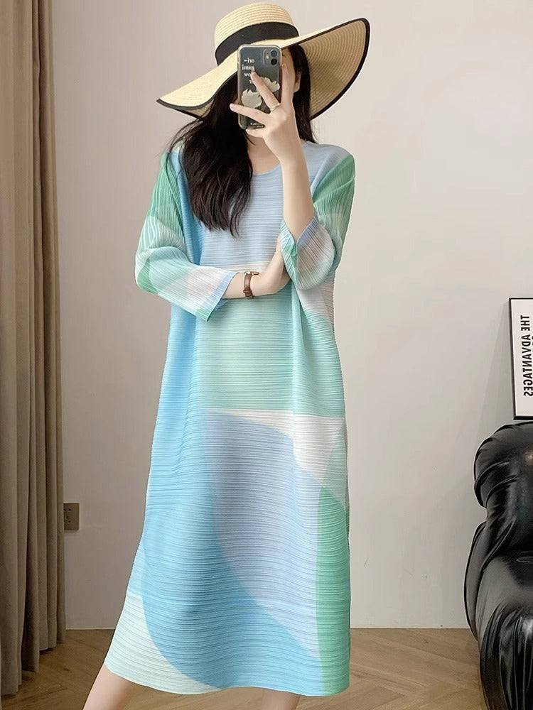 レディース ワンピース 7分袖 透け感 かわいい 大人可愛い カジュアル おしゃれ こなれ感 ラフ 抜け感 ラブリー キュート 無地 春 夏 誕生日 授業参観 ママ デート お出かけ アウトドア キャンプ イベント 旅行 海 プール ビーチ 公園 女子会 休日 バカンス 高原 ホテル ガーデン ショッピング 発表会 コンサート ライブ お花見 合コン コンパ カフェ 婚活 フェス ランチ コーデ 楽ちん 着回し モテ 清楚 トレンド 流行 定番 ゆったり フリーサイズ ピンク オレンジ 水色 レッド