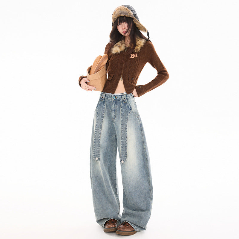 レディース パンツ ボトムス ガウチョパンツ ロング ワイド 裾ワイド ファスナー ポケット ハイウエスト ボタン ブルーデニム カラーデニム 大人可愛い きれいめ シンプル カジュアル おしゃれ かっこいい エキゾチック こなれ感 個性的 主役級 存在感 抜け感 都会的 無地 春 秋 ロングシーズン ママ オフィス デート お出かけ イベント 女子会 重ね着 韓国 オルチャン 体型カバー 普段使い 着回し インスタ映え お食事会 XS S M L XL 2XL 小さいサイズ 大きいサイズ ブルー