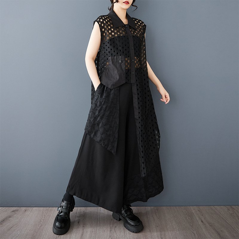 ワンピース ノースリーブ 春夏 カジュアル きれいめ 袖なし 春 夏 シンプル 秋 ロング 上品