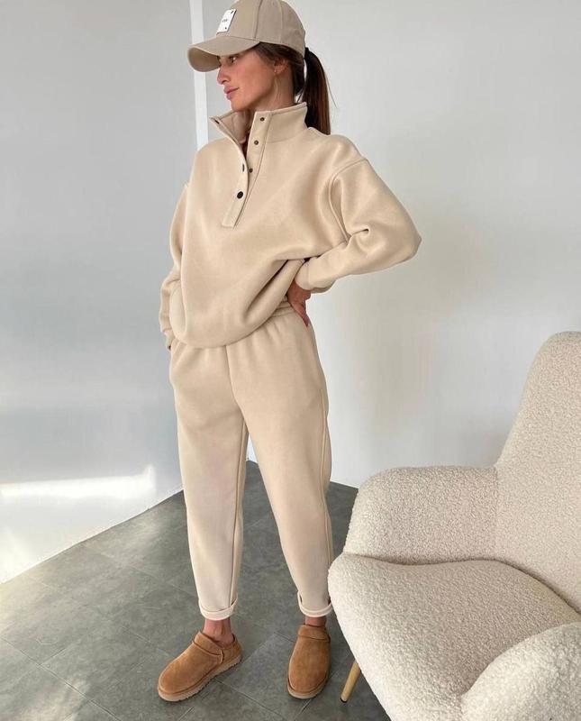 レディース トップス パンツ ボトムス ルームウェア 部屋着 セットアップ ミディアム テーパードパンツ ロング アンクル丈 長袖 ドロップショルダー 襟付き スタンドカラー ストリート ポケット ボタン アメカジ シンプル カジュアル おしゃれ かっこいい こなれ感 ラフ ボーイッシュ ベーシック 無地 春 秋 ママ 学生 学校 通学 部活 お出かけ アウトドア 旅行 ジム 公園 休日 韓国 オルチャン コーデ 体型カバー 普段使い 着回し S M L XL ホワイト ブラック グレー ベージュ