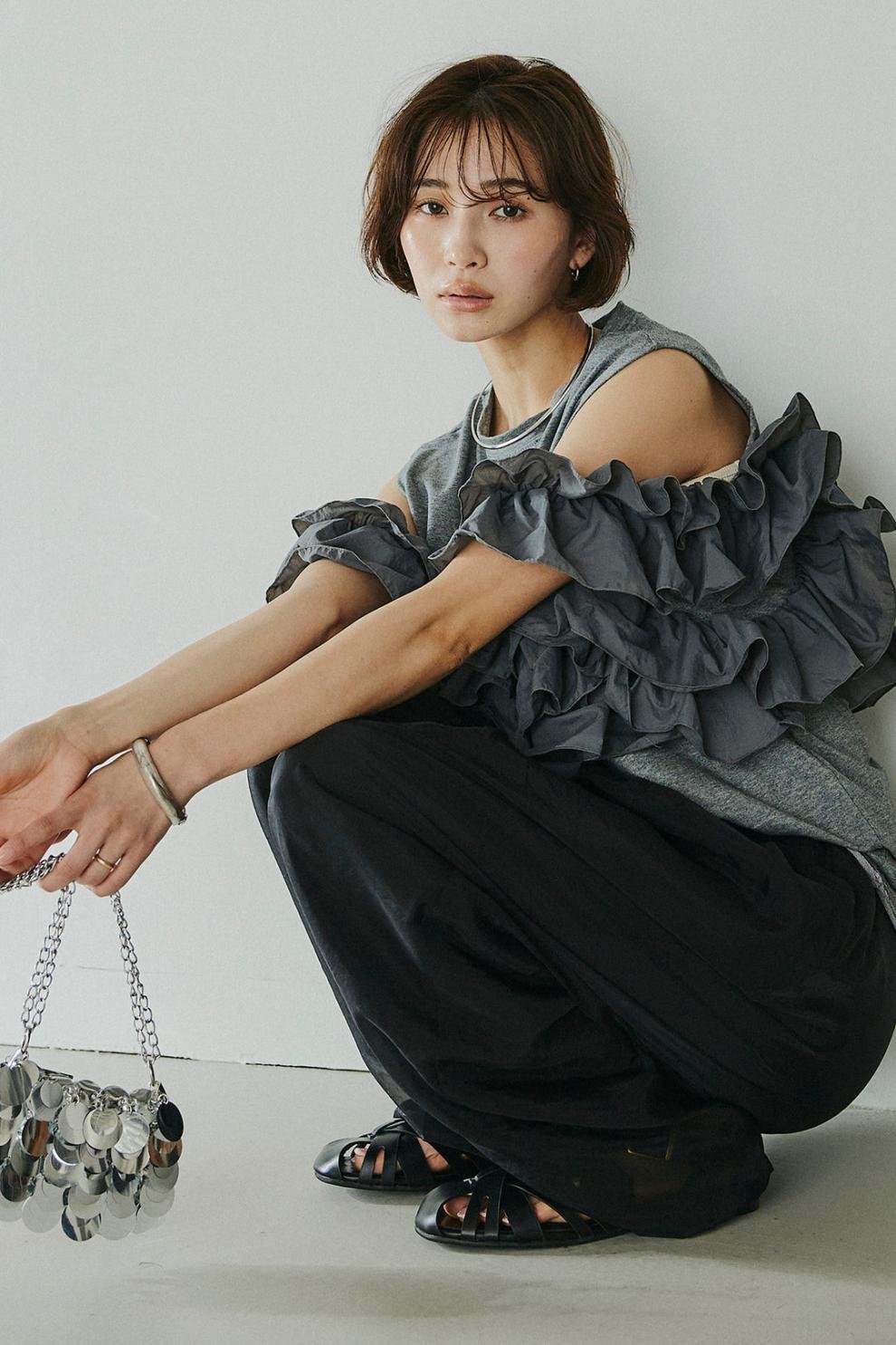 レディース トップス Tシャツ ノースリーブ 無地 コットン 綿 春夏 袖なし 春 夏 シンプル 刺繍 シャツ 切り替えデザイン