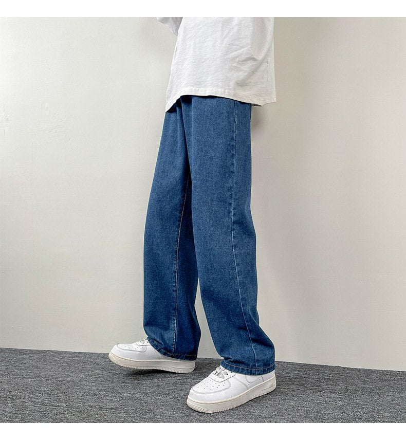 パンツ ゆったり ワイド カジュアル アメリカン ブラック ストレート ワイドパンツ ストリート