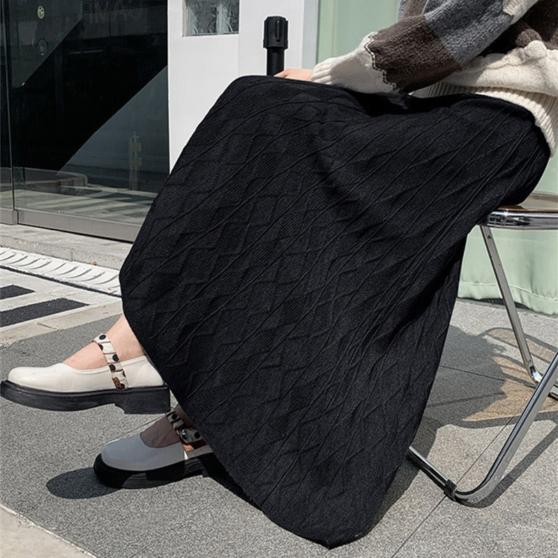 レディース スカート ニットスカート ロングスカート ミモレ ロング Aライン フェミニン ハイウエスト ニット ケーブルニット かわいい 大人可愛い きれいめ シンプル カジュアル 上品 おしゃれ レトロ こなれ感 ガーリー 抜け感 ベーシック ナチュラル ケーブル柄 春 秋 ママ 通勤 学生 学校 通学 デート お出かけ お泊まり 女子会 休日 高原 ガーデン ショッピング カフェ 普段使い 着回し 清楚 定番 ゆったり フリーサイズ 黒 ブラック グレー オフホワイト カーキ