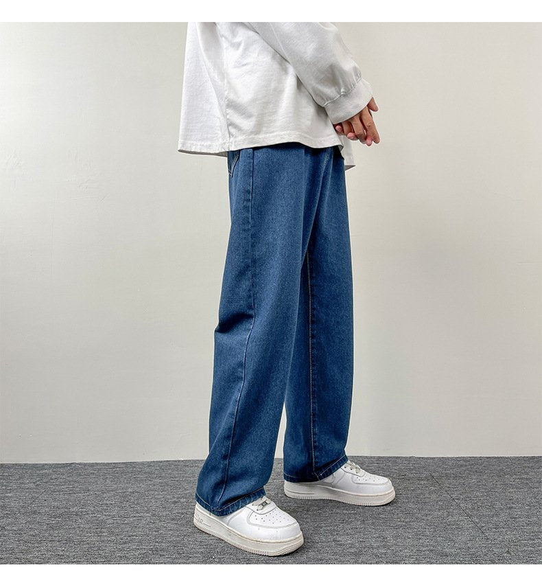 パンツ ゆったり ワイド カジュアル アメリカン ブラック ストレート ワイドパンツ ストリート
