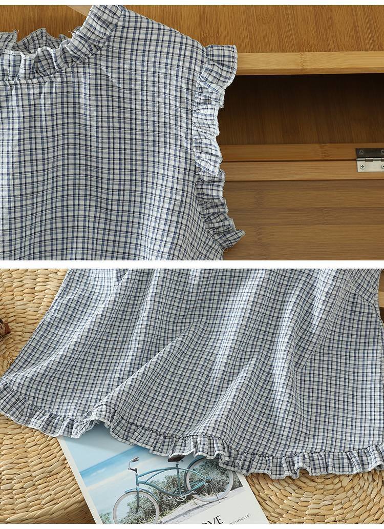 トップス Tシャツ ノースリーブ ボーダー ストライプ ゆったり スリム コットン 綿 春夏 きれいめ 通勤 体型カバー 袖なし 春 夏 フリル シャツ