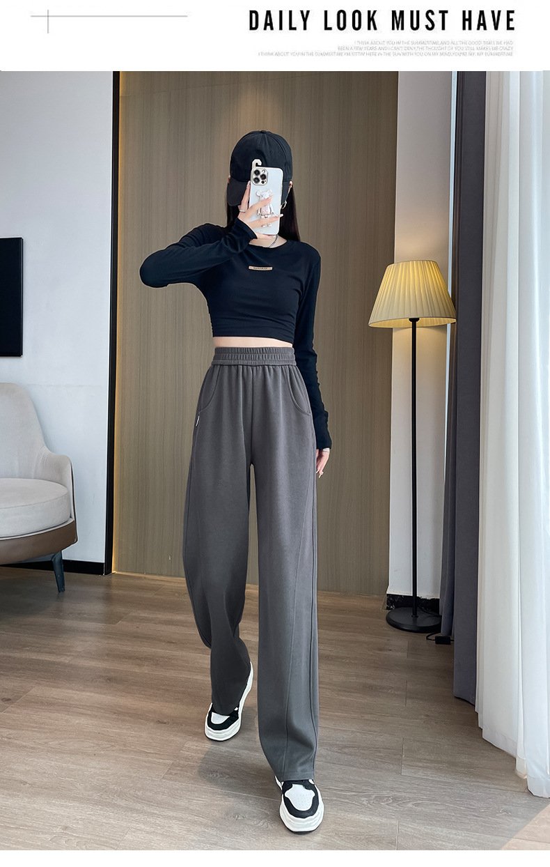 レディース パンツ ワイド スリム 春 秋 カジュアル アメリカン 大きいサイズ ストレート ワイドパンツ タイ