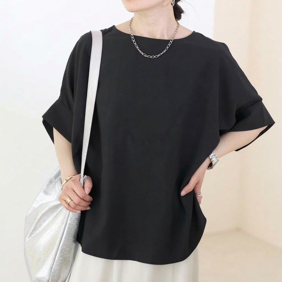 シャツ ボーダー ストライプ 無地 ゆったり 春夏 カジュアル 前開き 春 夏 ラウンドネック シンプル 切り替えデザイン レギュラー ポリエステル