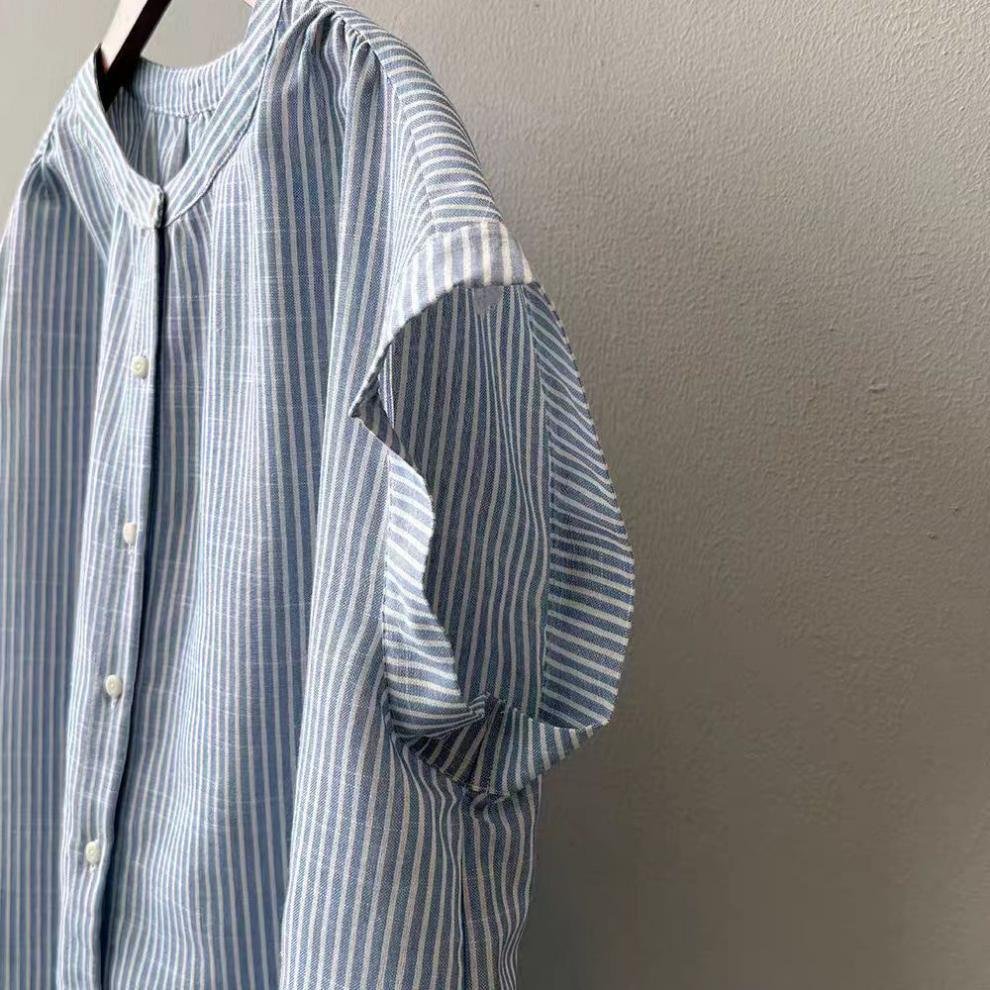 レディース シャツ トップス カーディガン 半袖 ノースリーブ ボーダー ストライプ チェック柄 春夏 きれいめ 通勤 前開き 袖なし 春 夏 薄手 タイ レギュラー ボタン