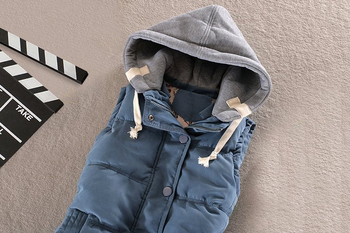 レディース ベスト 無地 ゆったり コットン 綿 秋冬 秋 きれいめ 通勤 体型カバー 大きいサイズ ショート シンプル 冬 スタンドカラー ポリエステル