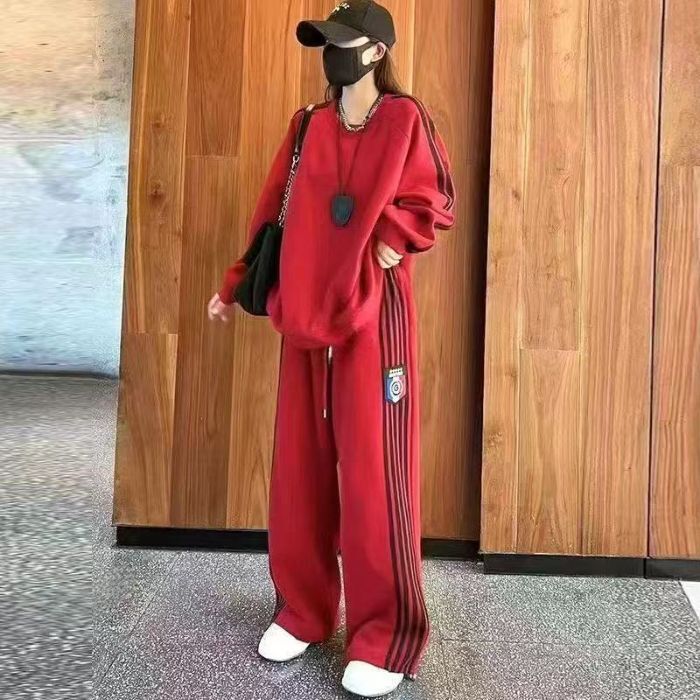 レディース トップス パンツ ボトムス プルオーバー トレーナー スウェット 部屋着 セットアップ ロング 長袖 ラウンドネック ワイド セパレート ストリート ウエストマーク バイカラー スウェット 伸縮性 シンプル カジュアル おしゃれ かっこいい こなれ感 ラフ メンズライク ボーイッシュ スポーティー 個性的 クール 主役級 存在感 無地 春 秋 冬 ユニセックス 学生 学校 通学 部活 お泊まり アウトドア ジム 韓国 オルチャン コーデ 楽ちん 普段使い 着回し M L XL 2XL 3XL