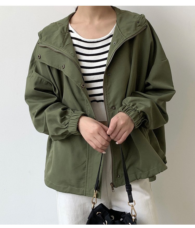 レディース ジャケット 長袖 無地 ゆったり コットン 綿 春夏 カジュアル 体型カバー Vネック 春 ショート 夏 膝丈 シンプル ボタン