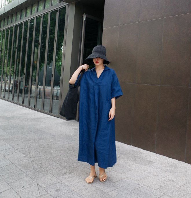 ドレス 半袖 無地 スリム 春夏 Vネック 春 夏 膝上 シンプル ロング