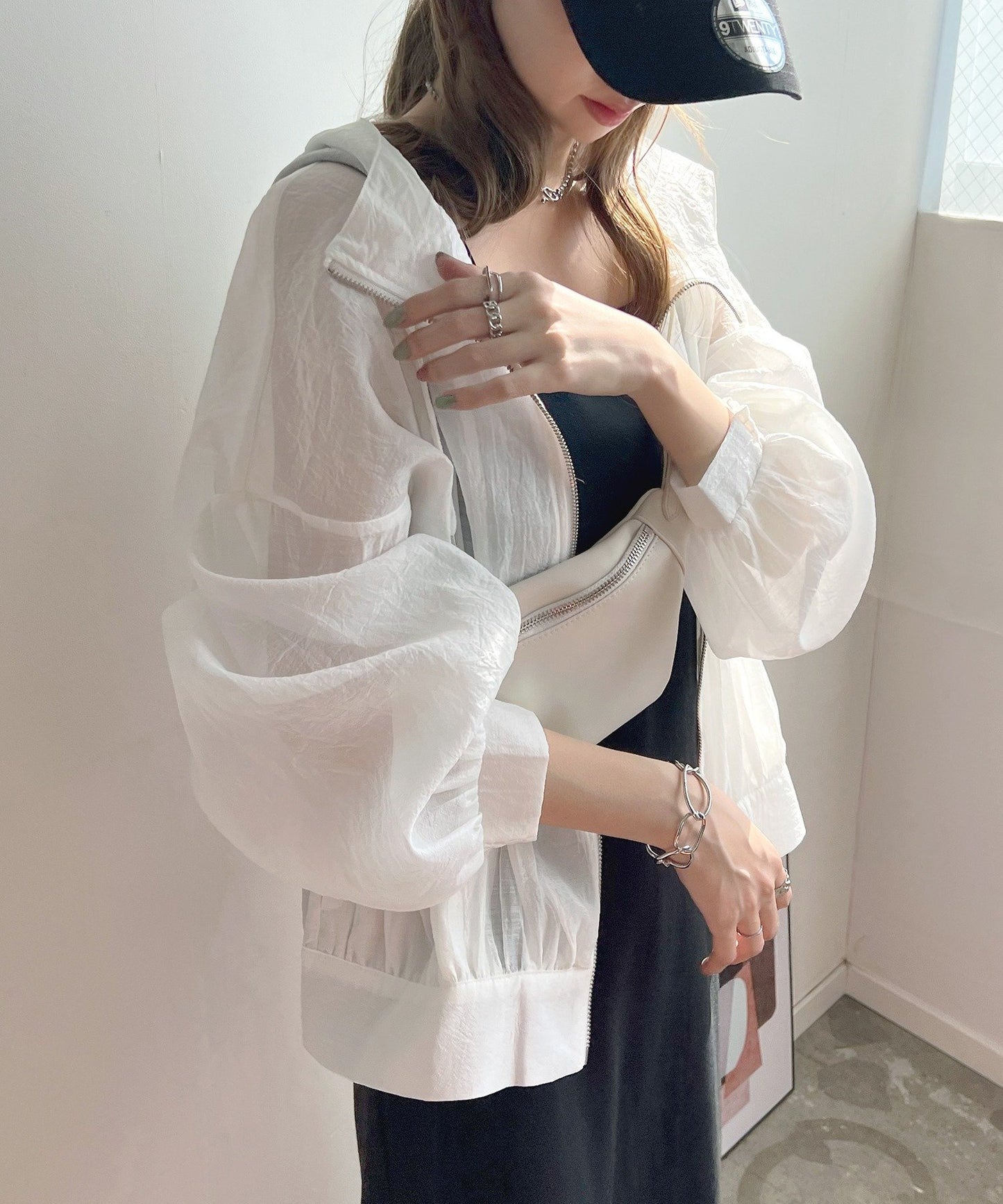 レディース シャツ 長袖 ゆったり 春夏 前開き 春 夏 薄手 ストレッチ UVカット
