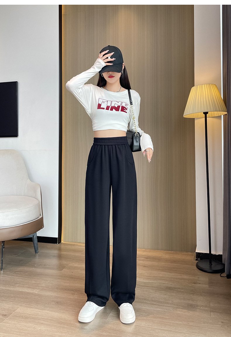 レディース パンツ ワイド スリム 春 秋 カジュアル アメリカン 大きいサイズ ストレート ワイドパンツ タイ