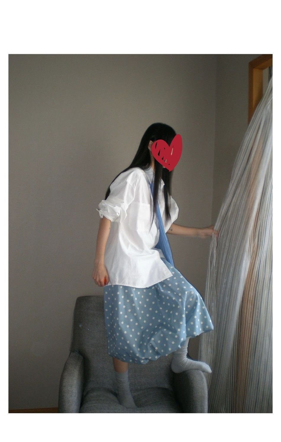 パンツ スカート ドット柄 春夏 カジュアル 体型カバー 春 夏 韓国ファッション ロング 切り替えデザイン ポリエステル ドット