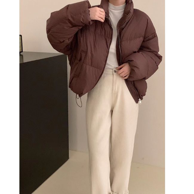 レディース アウター ダウン ショート フェミニン ストリート シンプル カジュアル おしゃれ こなれ感 ラフ 都会的 ラグジュアリー ベーシック ナチュラル 無地 秋 冬 ママ 通勤 通学 デート お出かけ アウトドア キャンプ リゾート 旅行 公園 女子会 休日 ショッピング アースカラー 韓国 オルチャン コーデ 暖かい 防寒 プチプラ 普段使い 着回し モテ トレンド 流行 インスタ映え 定番 M L XL 2XL 白 ホワイト 黒 ブラック 茶色 ブラウン グレー チャコールグレー