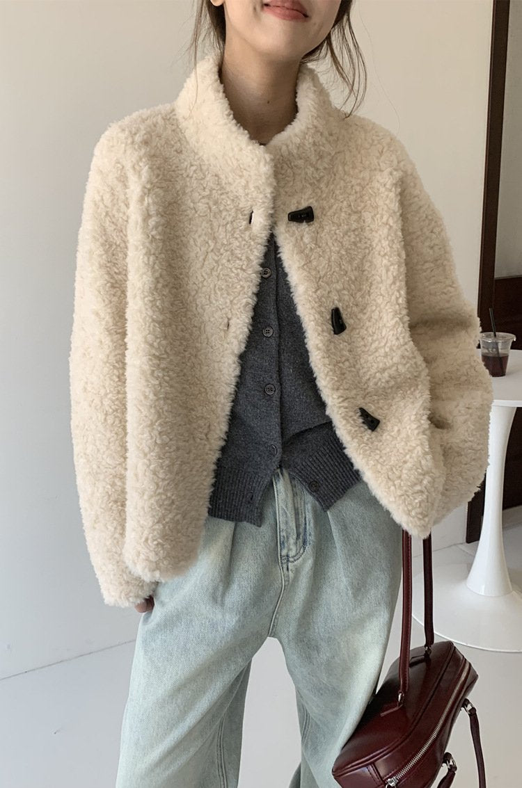 レディース ジャケット 長袖 秋冬 秋 カジュアル ショート 膝丈 冬 ハイネック ボア スタンドカラー アウター ボアジャケット