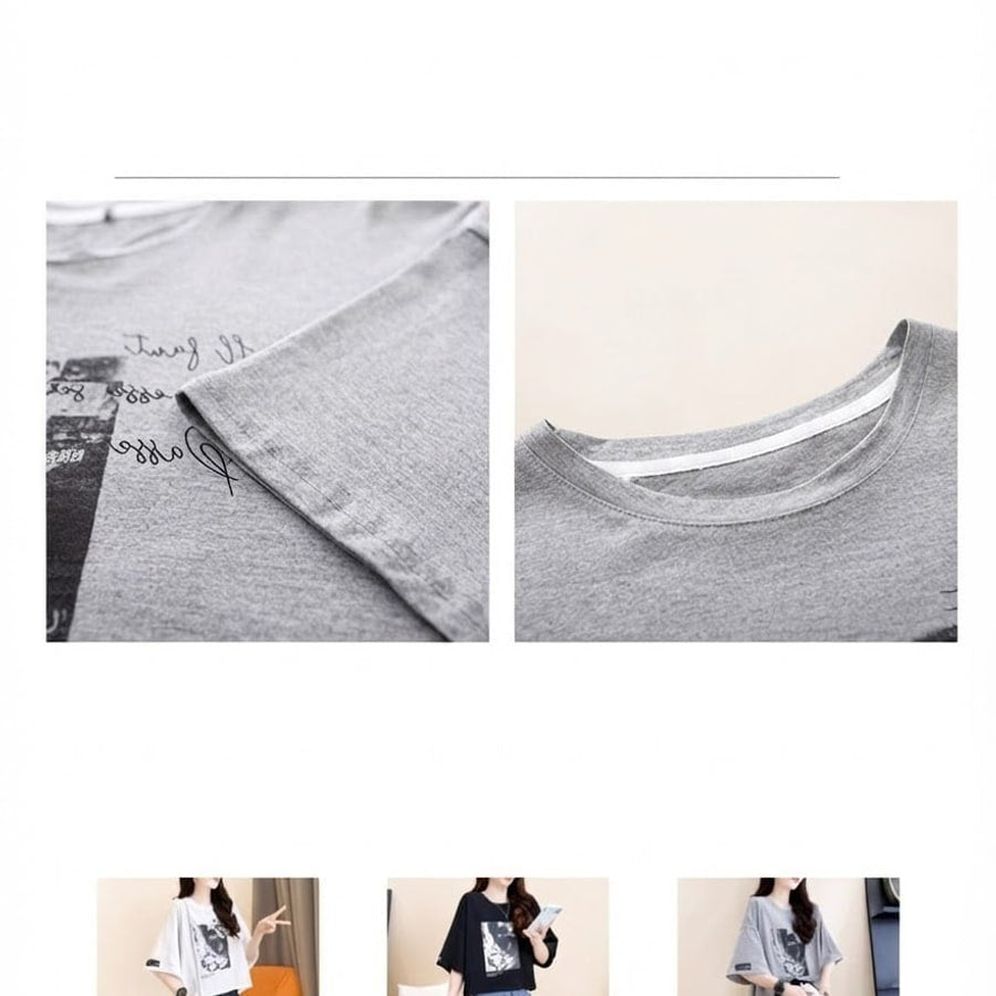 トップス Tシャツ 半袖 ゆったり コットン 綿 春夏 カジュアル 春 ショート 夏 ラウンドネック シャツ レギュラー