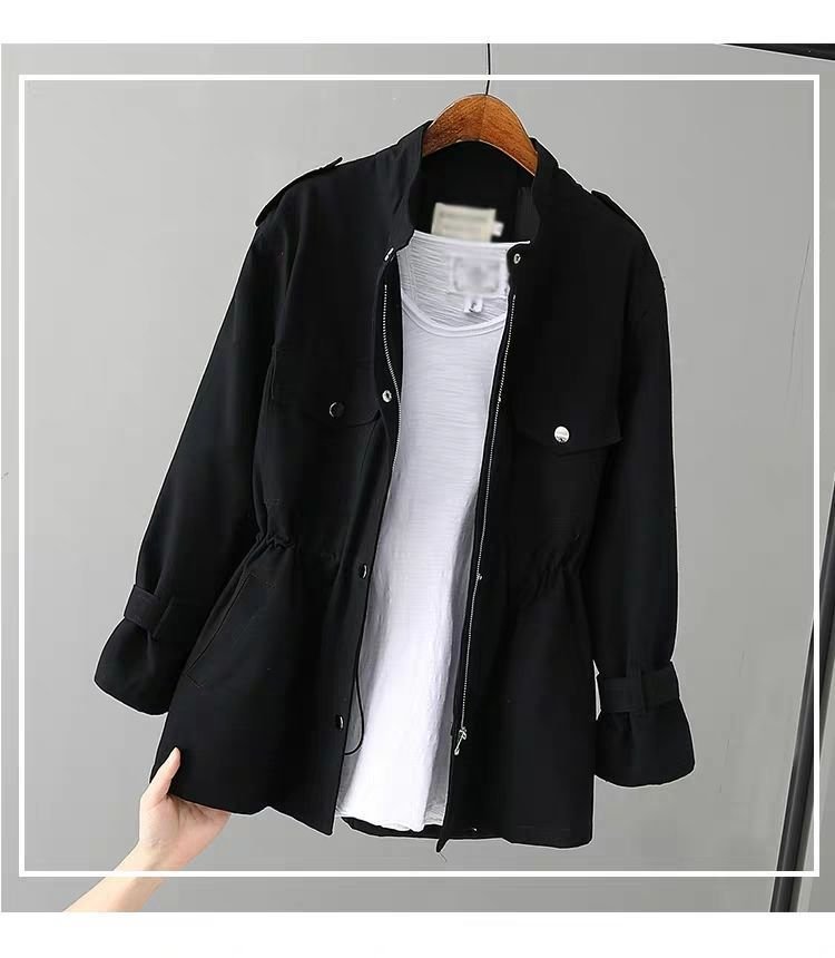 レディース トップス コート 長袖 無地 ゆったり 春 秋 きれいめ 通勤 春夏 シンプル 上品 襟付き ポリエステル 着痩せ