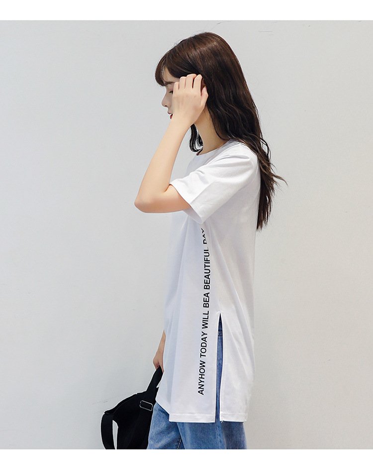 レディース Tシャツ 半袖 プリント ゆったり 春夏 カジュアル 春 夏 ラウンドネック シャツ ミディアム