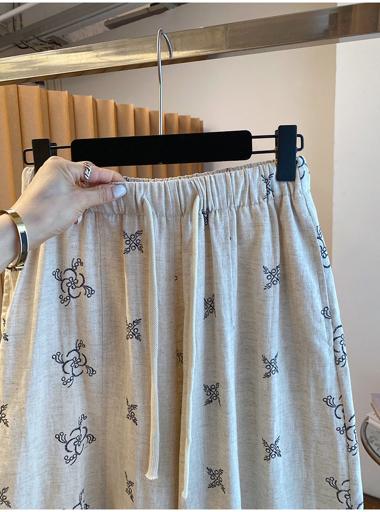 レディース パンツ ゆったり ワイド リネン デニム 春夏 きれいめ レトロ 通勤 着回し 春 夏 ワイドパンツ 薄手 都会的