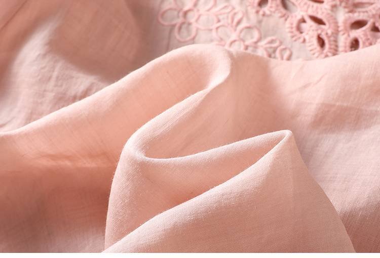 レディース シャツ Tシャツ 半袖 コットン 綿 デニム 春夏 カジュアル きれいめ 通勤 前開き 春 夏 刺繍 薄手 プルオーバー 透けない