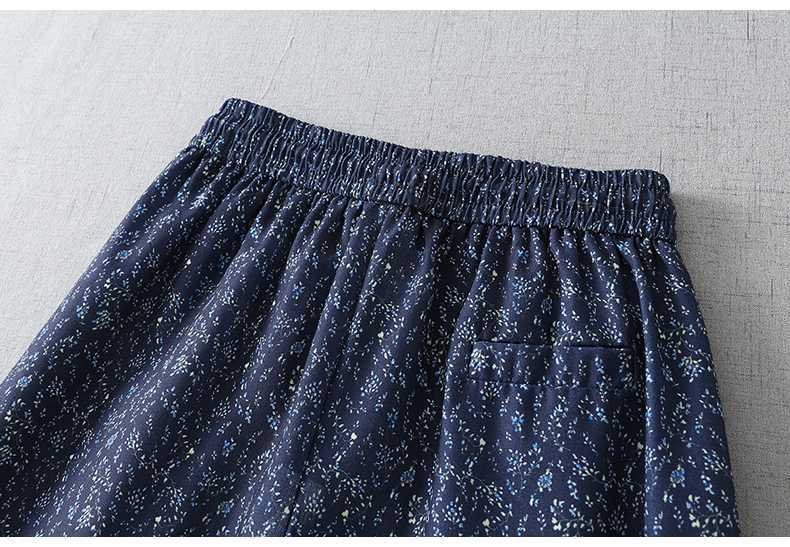 レディース パンツ 花柄 ゆったり ワイド 春夏 カジュアル レトロ 春 夏 ロング