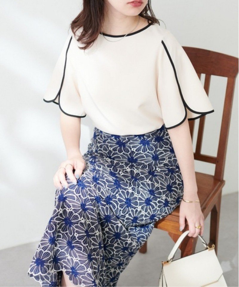 レディース ブラウス シャツ 無地 ゆったり 春夏 きれいめ 通勤 オフィス 体型カバー 前開き 春 夏 ラウンドネック レース シンプル シフォン レギュラー