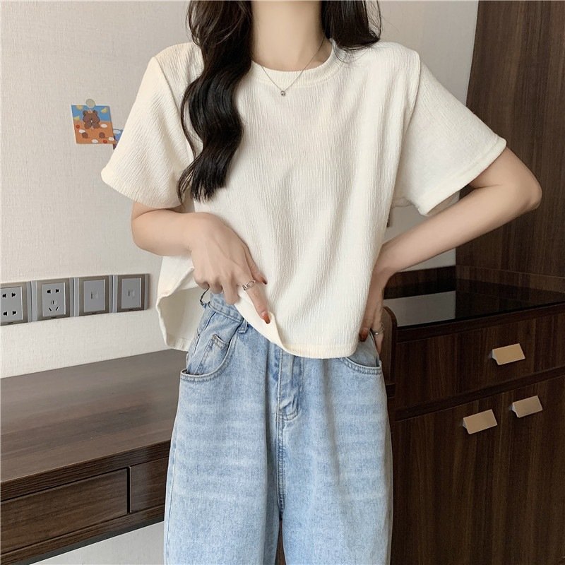 レディース シャツ トップス Tシャツ 半袖 無地 ゆったり 春夏 きれいめ 前開き Vネック 春 ショート 夏 シンプル 上品 カットソー ベーシック レギュラー