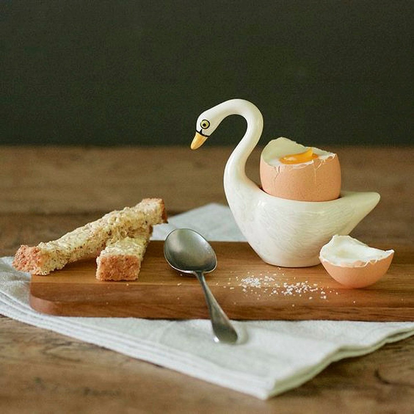 エッグカップ Hannah Turner Egg cups Swan White 白鳥
