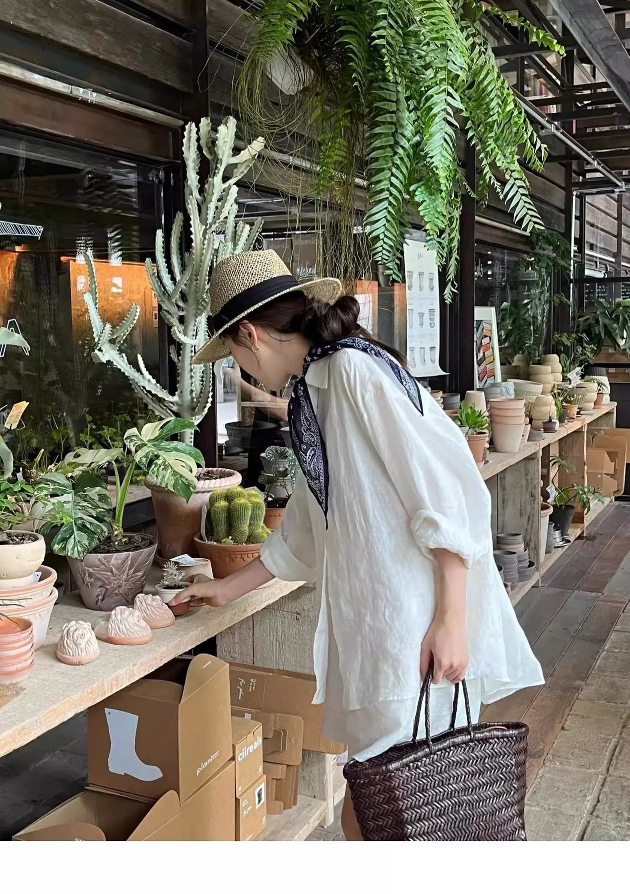 レディース シャツ パンツ 長袖 無地 ゆったり コットン 綿 リネン 春夏 きれいめ 通勤 体型カバー 前開き 春 ショート 夏 ショートパンツ シンプル 切り替えデザイン 襟付き 麻 レギュラー ボタン