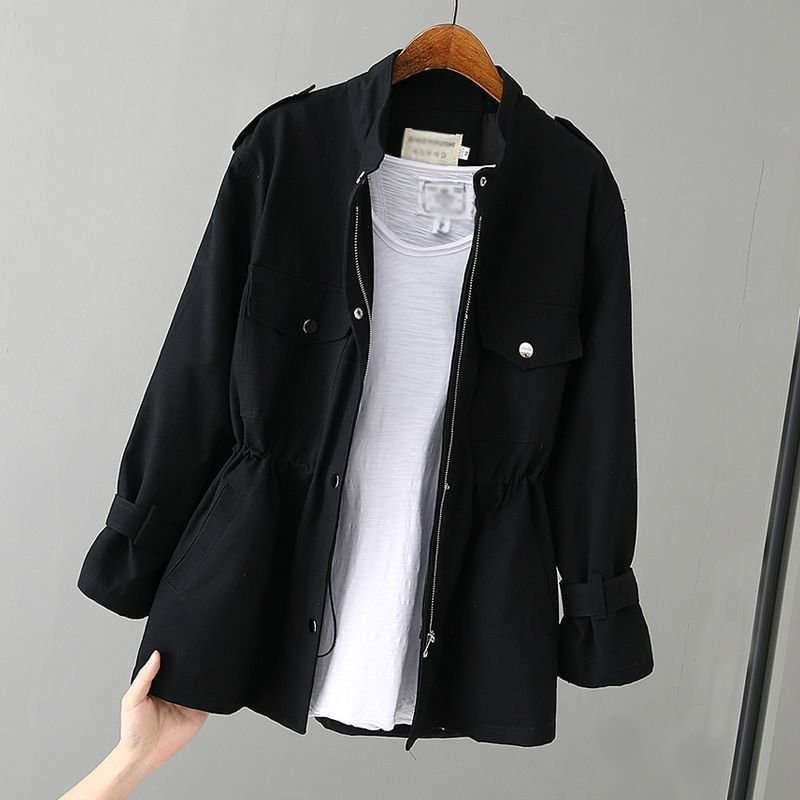 レディース トップス コート 長袖 無地 ゆったり 春 秋 きれいめ 通勤 春夏 シンプル 上品 襟付き ポリエステル 着痩せ