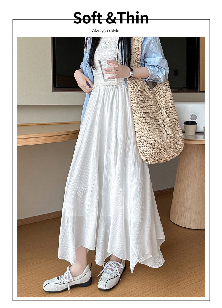 スカート 春夏 カジュアル おしゃれ プリーツ 春 フレア 夏 ロング 切り替えデザイン 脚長 プリーツスカート フレアスカート ストレッチ