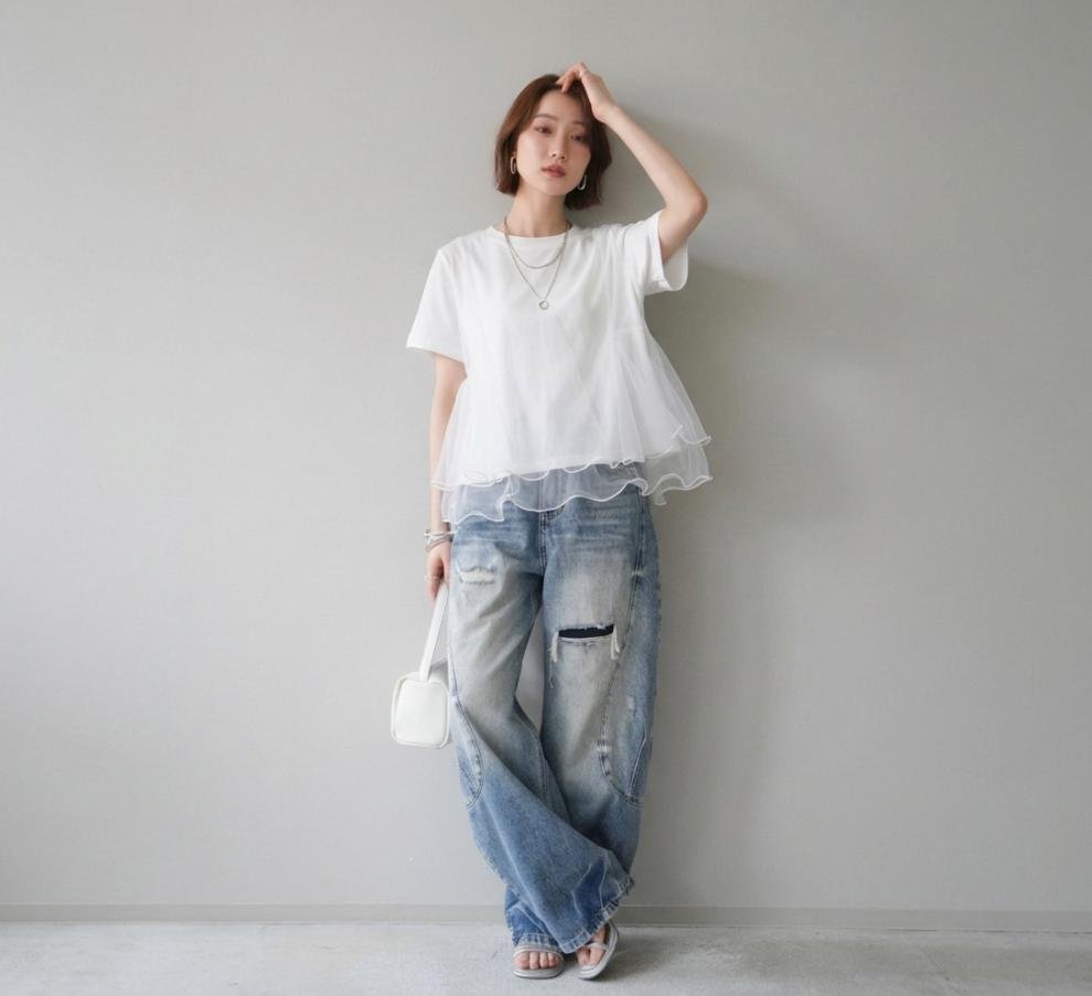 レディース トップス Tシャツ 半袖 無地 春夏 レトロ 通勤 春 重ね着 夏 シンプル シャツ 丸首